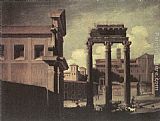 Campo Canvas Paintings - Rome, the Campo Vaccino Looking toward the Capitoline